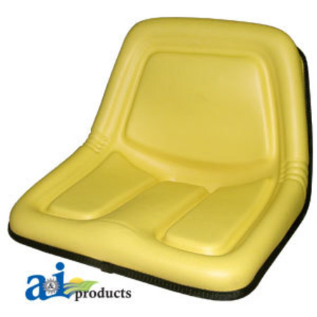 A & I PRODUCTS Seat, High Back, YLW 19" x22" x5" A-TY15863